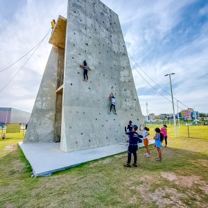 Escalada no Parque dos Ventos