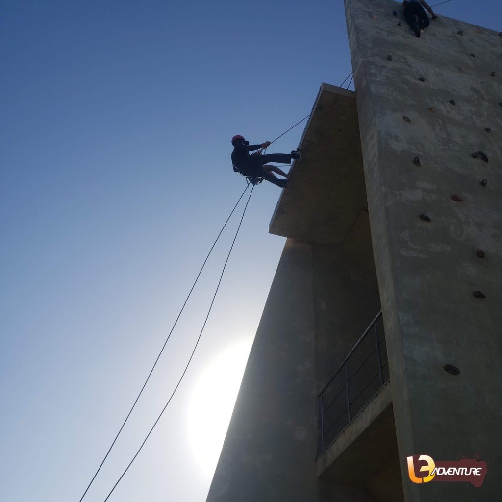 Rapel no parque dos Ventos